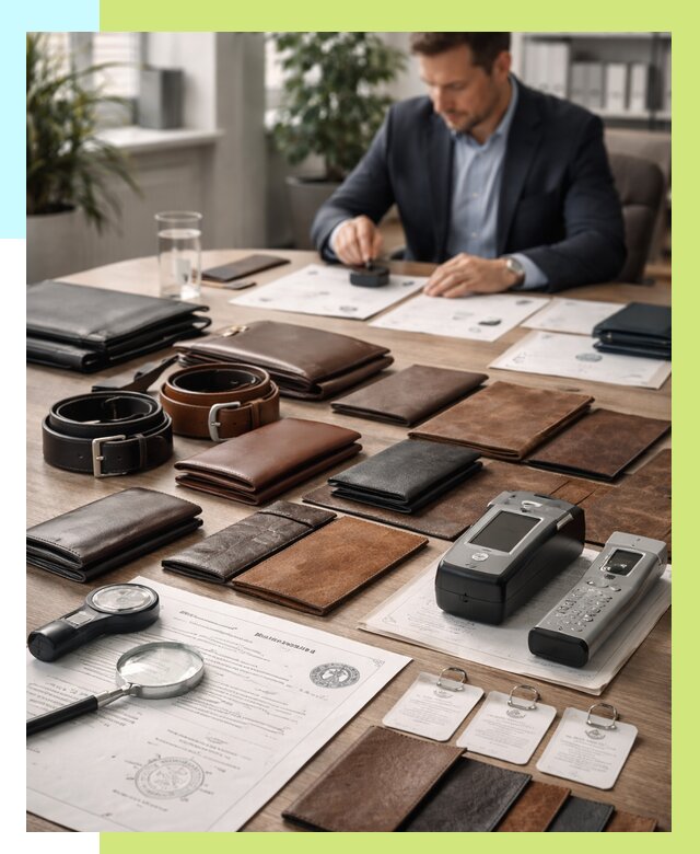 Сертификация кожаных изделий в Шелехове от 12858 р. | Алешин-Шлх