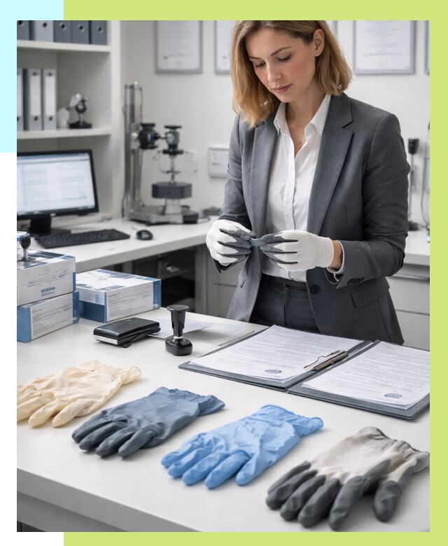 Сертификация перчаток в Шелехове от 9108 р. | Алешин-Шлх