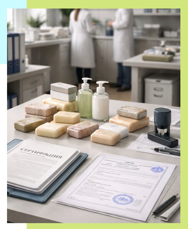 Сертификация мыла и сертификат на мыло в Шелехове от 12858 | Алешин-Шлх