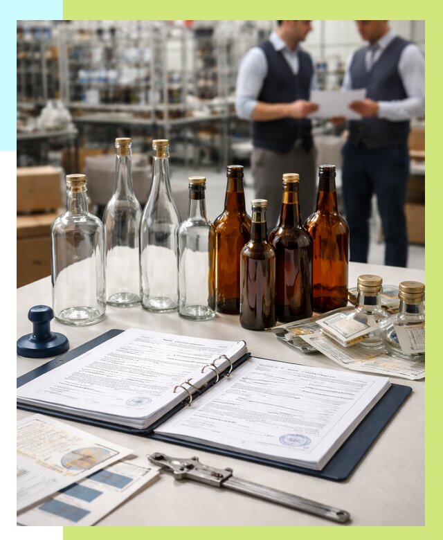 Сертификация стеклянных бутылок в Шелехове от 26788 р. | Алешин-Шлх