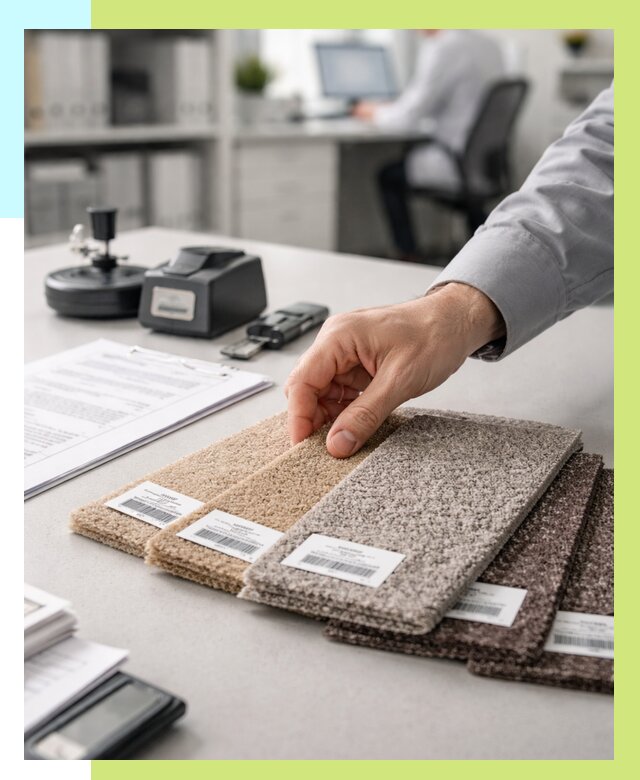 Сертификация ковролина в Шелехове от 16073 р., Алешин-Шлх