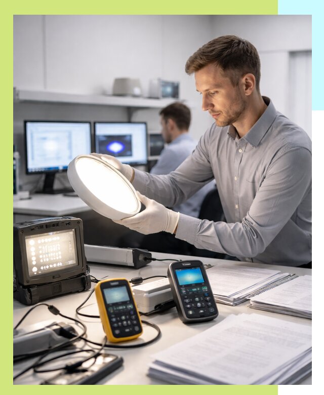 Сертификация светильников в Шелехове: испытания и оформление