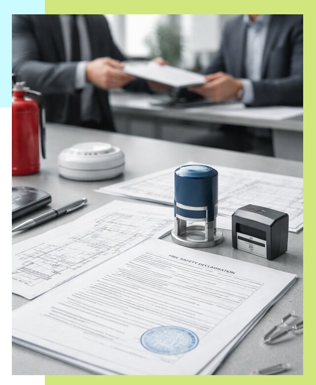 Декларация пожарной безопасности в Шелехове от 8572 р. | Алешин-Шлх