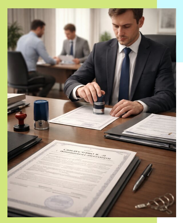 Оформление свидетельства о государственной регистрации в Шелехове