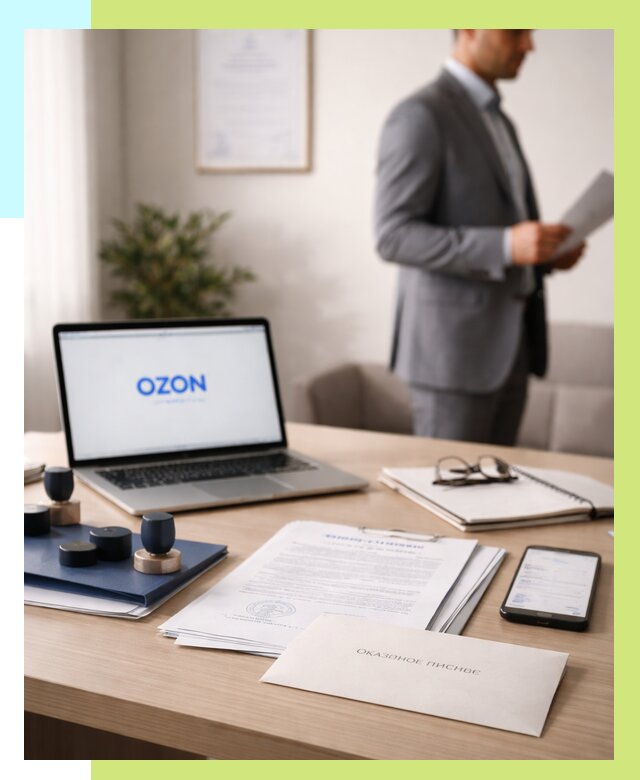 Отказное письмо для Ozon в Шелехове от 3750 р. | Алешин-Шлх