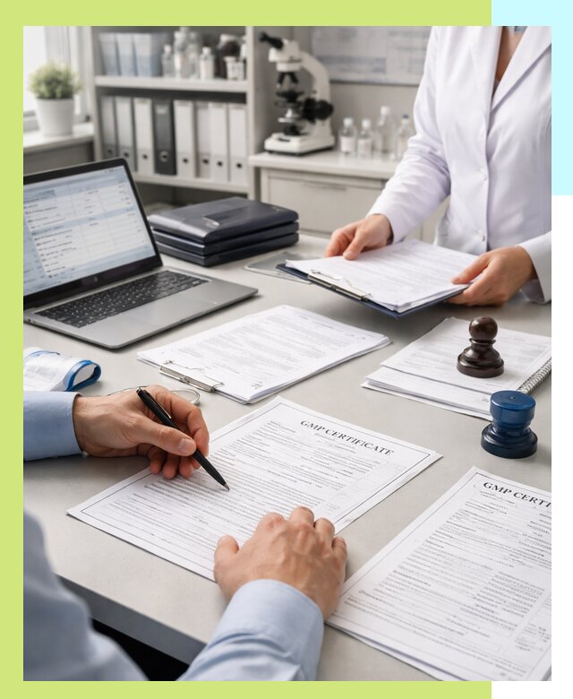 Оформление сертификата GMP в Шелехове для фармпроизводства