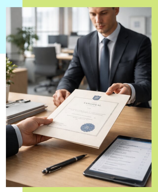 Сертификат ISO 30301 в Шелехове от 37503 р. | Алешин-Шлх - под ключ