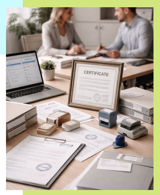 Сертификация компании в Шелехове от 48218 р. | Алешин-Шлх — заказ